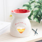 Valentine's Day Heart Oil Burner and Wax Warmer
