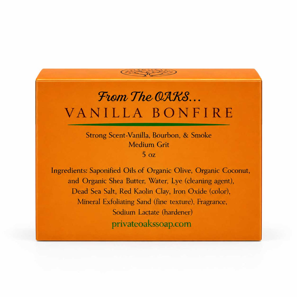 Vanilla Bonfire Bar Soap | 5 oz | Private Oaks Soap Co.