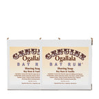Shaving Soap | 4.5 oz | Pack of 2 | Multiple Scents | Ogallala Bay Rum