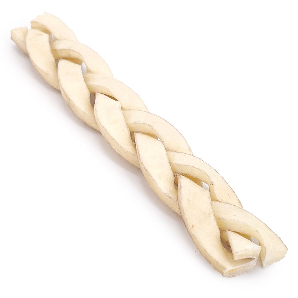 ValueBull Beef Cheek Braid Dog Chews, 5-6 Inch, 25 Count