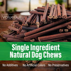 ValueBull Beef Collagen Sticks for Dogs, 12 Inch Medium Chew, 10 Count