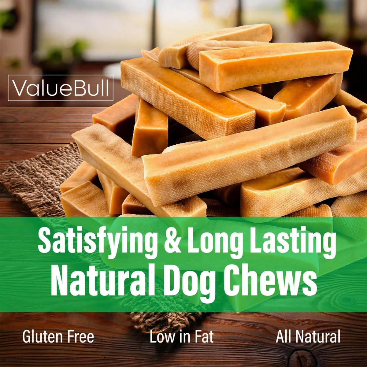 ValueBull Himalayan Yak Cheese Dog Chews, Medium, 4 Pound