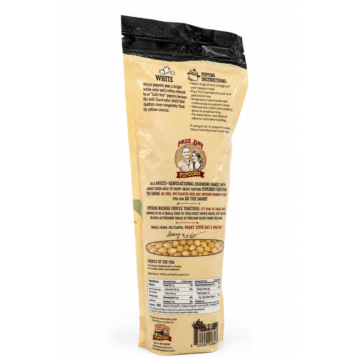 Butterfly Variety Pack | 1 lb Each | Yellow & White Butterfly Popcorn | Non-GMO | Free Day Popcorn