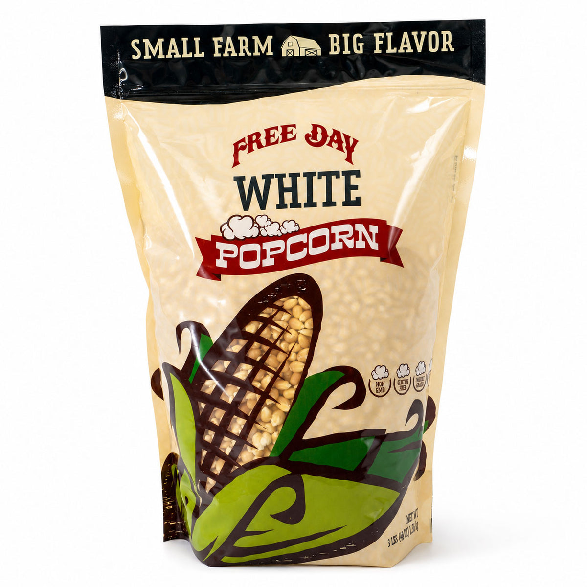 Butterfly Variety Pack | 1 lb & 3 lb | Yellow & White Butterfly Popcorn | Non-GMO | Free Day Popcorn