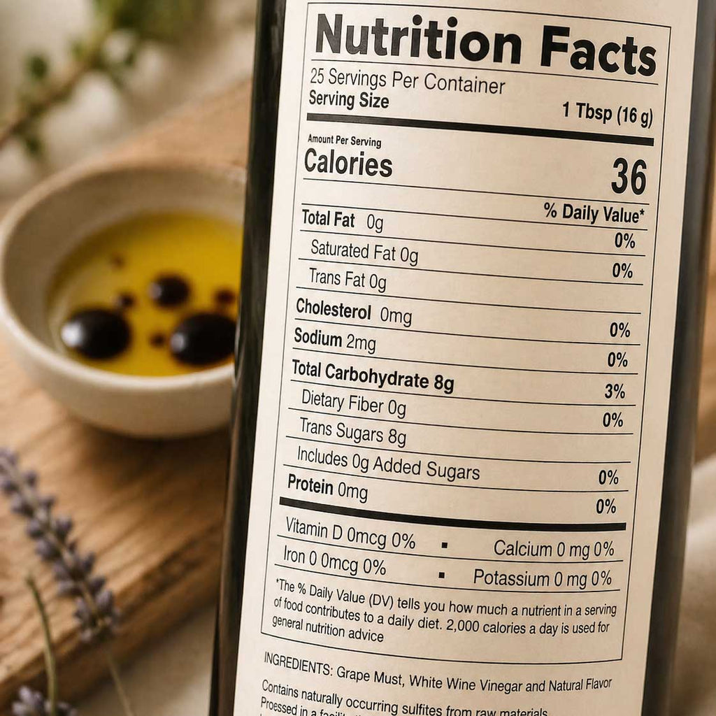 White Lavender Balsamic Vinegar | 12.7 oz | Our Lavender Co