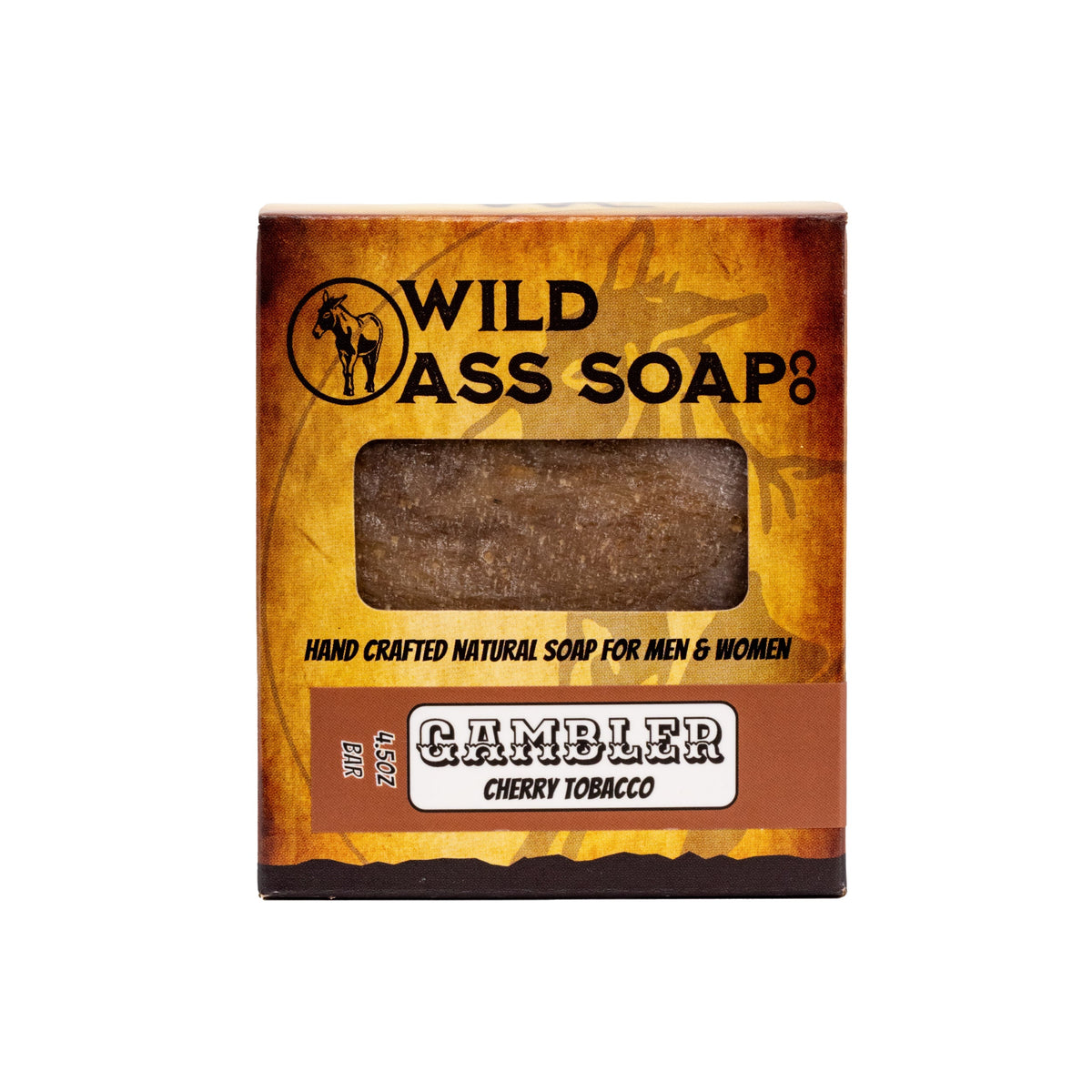 Tallow Bar Soap | Gambler Scent | Pack of 3 | 4.5 oz | Wild Ass Soap Co
