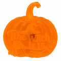 The Witch Is In Pumpkin Magnetic Plaque | 5" x 5" | Multiple Color Options | Glowing Creation