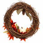 Fall Wreath | 18" x 18" | KJ Made