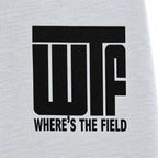 SALE | WTF (Where's The Field) Tank Top | Light Gray | Multiple Sizes | Screen Machine