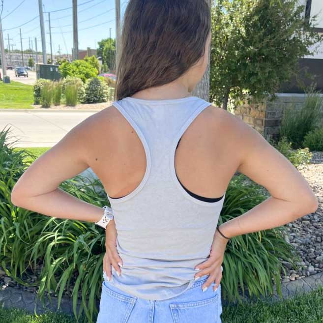 SALE | WTF (Where's The Field) Tank Top | Light Gray | Multiple Sizes | Screen Machine