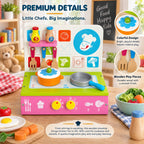 Wooden Kitchen Cooktop Set 12 Inches