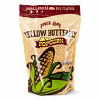 Yellow Butterfly Un-Popped Popcorn | Pack of 2 | 3 lb | Non-GMO | Free Day Popcorn