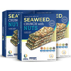 Amazin Choices Seaweed Crunch with Nuts Classic Taste, 10.7 oz, Pack of 3